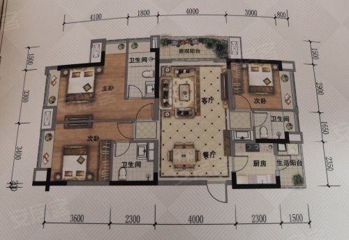 华景川万悦城三期户型图