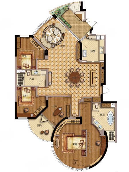 钱塘大观户型图