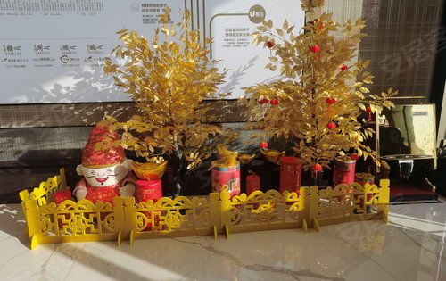 案场包装凤凰城项目案场包装牛年气氛浓