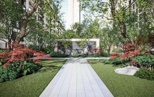 建业神火61江山府动态:园区一角,真的很美-商丘安居客