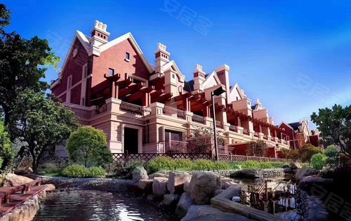 富力城,欧式现房别墅,大楼间距,超高绿化率,并且自有独立车位