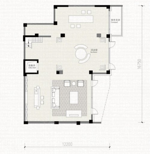 蓝城虎丘江南里怀逸，蓝城虎丘江南里别墅约610.00平米户型图，朝南朝向 - 苏州安居客