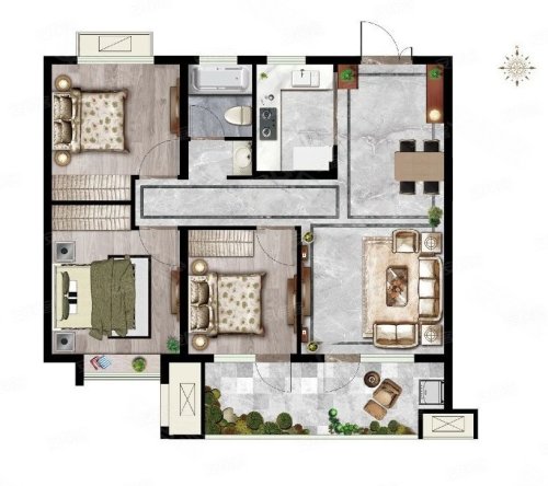 荣盛江山印户型图