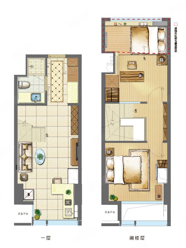 国际会展中心旁复式公寓|瞰景高层