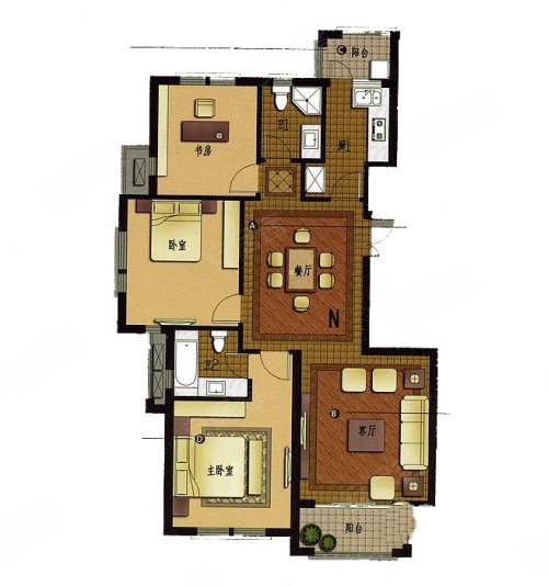 宝诚星海湾户型图