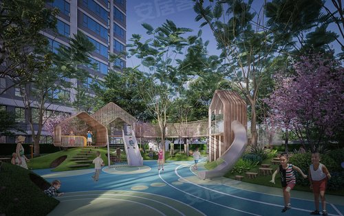 小区外里面活动场地