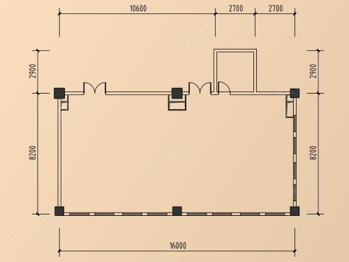 鑫都汇商铺户型图