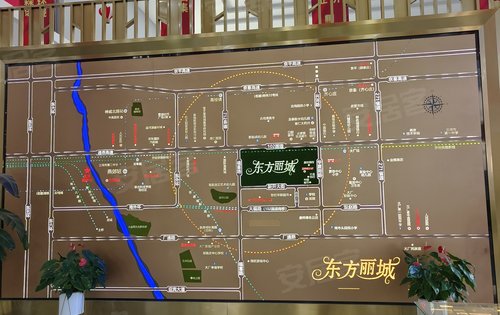 佳悦丽庭·住宅动态:售楼处区位图,水吧,沙发区和儿童游乐区-北京安居