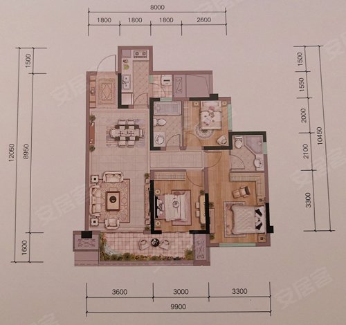 金科集美水岸户型图