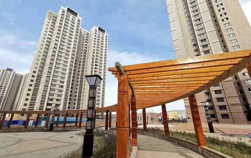 小区内中心广场