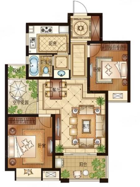 旭辉上河郡户型图