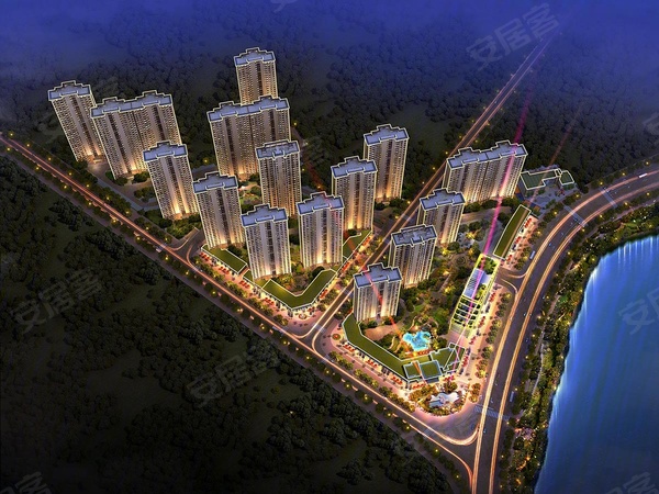 碧桂园柏悦华府楼盘建筑物外景