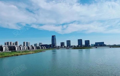 兴耀湖境观岚湾动态:东沙湖景观实景拍摄-杭州安居客
