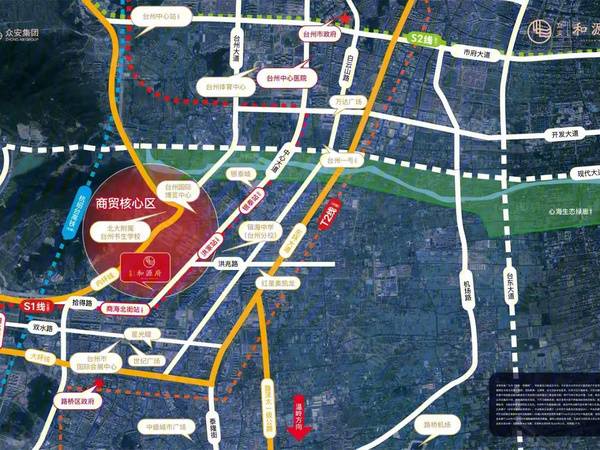 众安和源府,台州众安和源府房价,楼盘户型,周边配套,交通地图,中心大道西侧与北环线交叉口 - 安居客