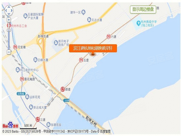 潮映万象轩,杭州潮映万象轩房价,楼盘户型,周边配套,交通地图,钱江路与同协南路交叉口 - 安居客