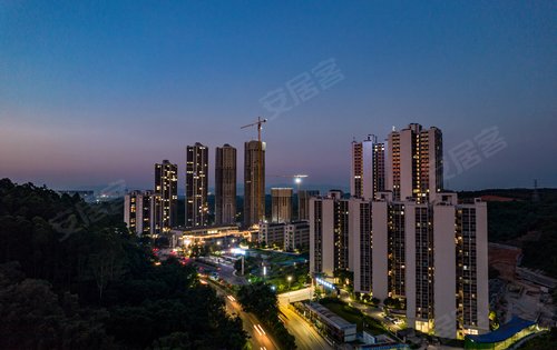 广州增城万科城动态:航拍镜头下的万科城,大城初显-广州安居客