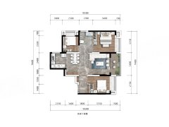 昆明华发书香云海户型图,昆明华发书香云海房型图,华发书香云海原始户型图大全 - 安居客