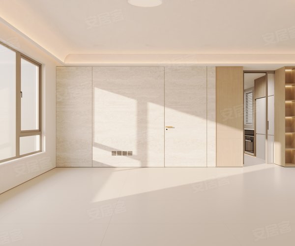 招商·云璟揽阅A1揽景户型，招商·云璟揽阅3室2厅1卫1厨约79.00平米户型图，朝南北朝向 - 北京安居客