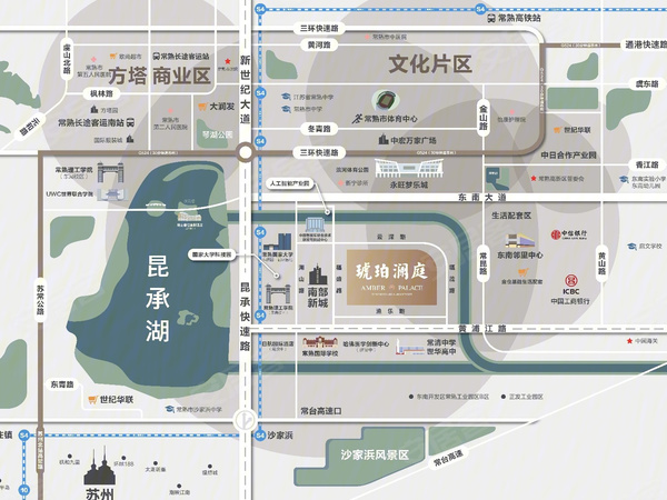 绿地琥珀澜庭,苏州绿地琥珀澜庭房价,楼盘户型,周边配套,交通地图,常熟市高新区福茂路与云深路交叉口 - 安居客
