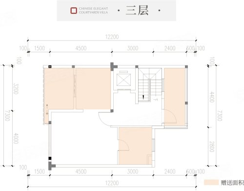 棠颂别院联排户型，棠颂别院商办约173.00平米户型图，朝南朝向 - 郑州安居客