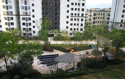 义乌滨江名城动态:儿童乐园,小区绿化已经搞好了-张家界安居客