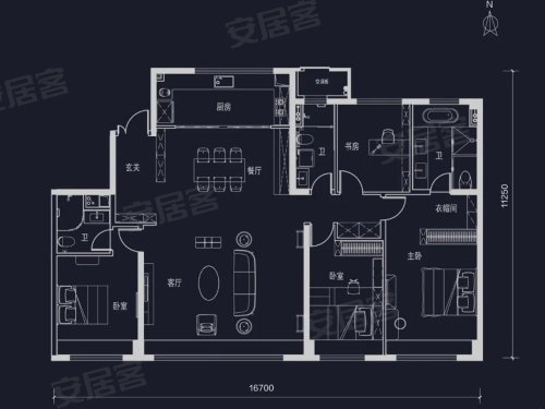 碧桂园高新云墅户型图片