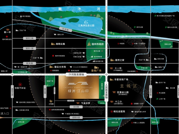 绿洲江山印,宿州绿洲江山印房价,楼盘户型,周边配套,交通地图,汴河路与人民路交叉口 - 安居客