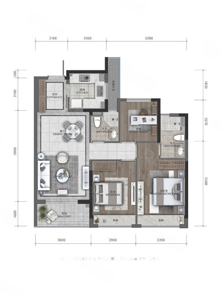 滨江兴耀滨耀学府户型图