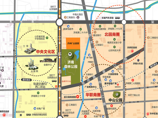万科公园里,济南万科公园里房价,楼盘户型,周边配套,交通地图,济南