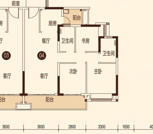 敏捷悦江府户型图