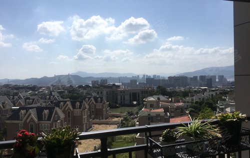 周日下午1400的样板房7楼实景视野非常好临湖看江景色宜人