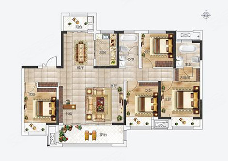 安阳建业通和府户型图