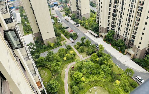 小区内部环境拍摄