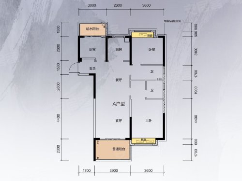 美的院子户型图