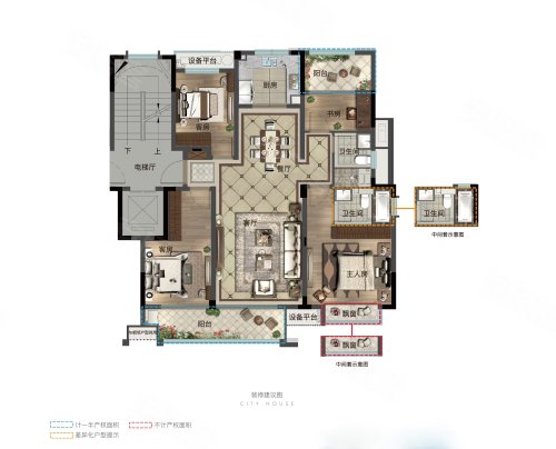 金地中梁西江雅苑户型图