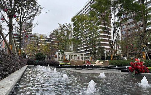 梓潼宫tod实景园林,二期梓潼四季汀兰正在销售中,7-9层纯洋房小区