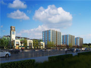 淄博周村大学城园区鲁商河畔商务中心楼盘新房真实图片