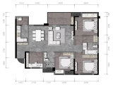 中建御湖壹号楼层平面图