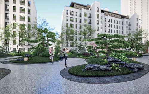 建业神火61江山府动态:园区一角,真的很美-商丘安居客