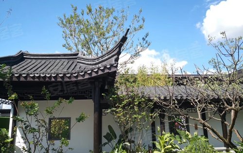 感受建发新中式#屋顶挑檐 形成独具特色的屋顶曲线形式 既有现代感,又