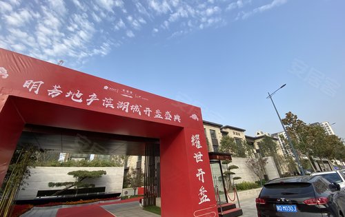 明芳滨湖城开盘盛典各位同仁点赞大卖