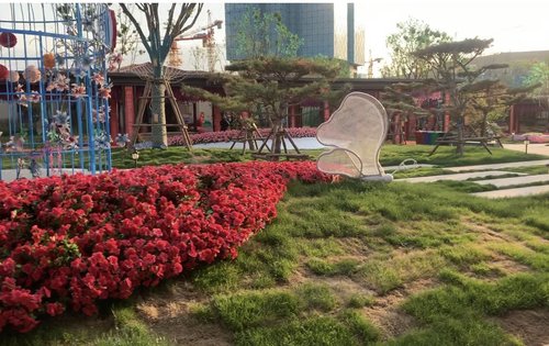 运动型园林景观组团