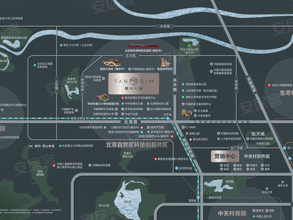 保利建工嘉华天珺，北京保利建工嘉华天珺房价，楼盘户型，周边配套，交通地图，海淀大悦城南侧200米 - 安居客