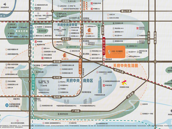 中海天府麓湾，成都中海天府麓湾房价，楼盘户型，周边配套，交通地图，万安镇高饭店2组5号 - 安居客