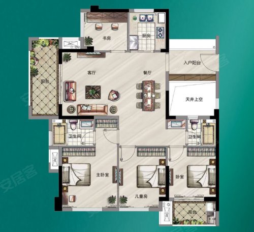 三盛·璞悦山河户型图