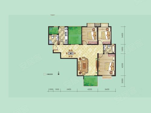 曲江明珠户型图