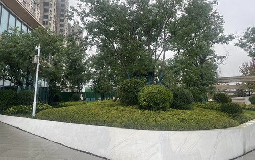 恒地天悦动态:小区园林一角-泰安安居客