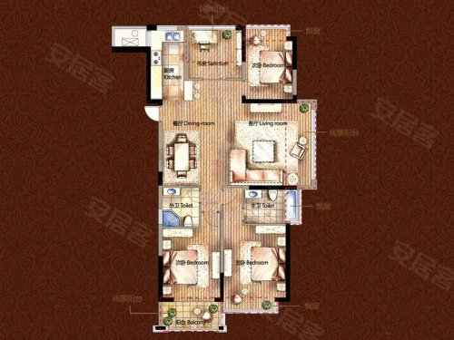 雅戈尔御西湖户型图