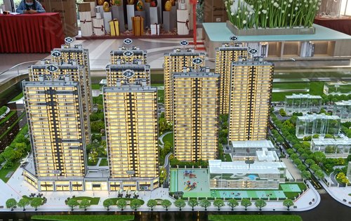 售楼部沙盘楼栋分布