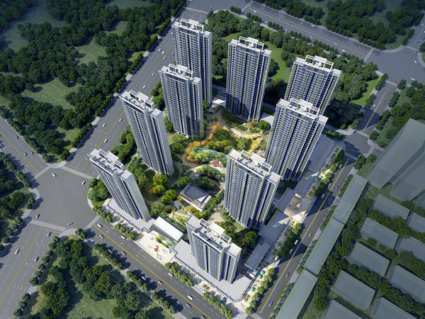 保利时光印象楼盘建筑物外景